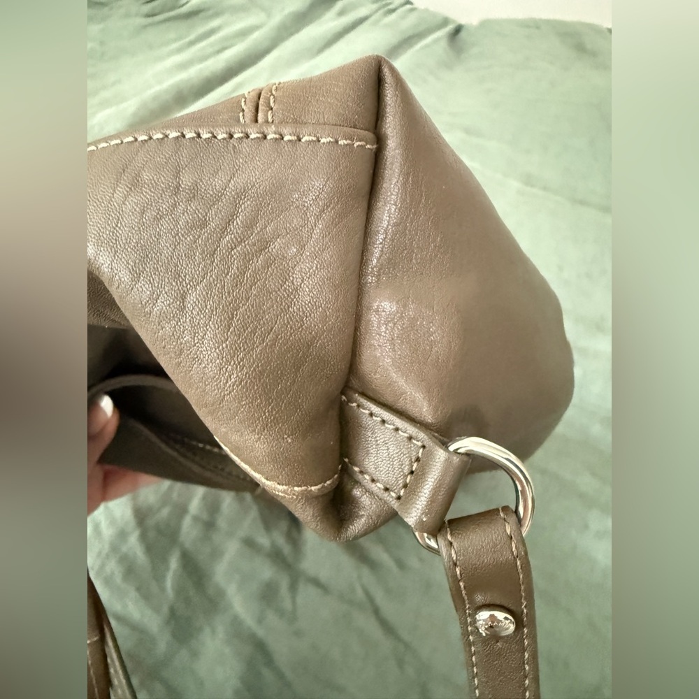 New Longchamp li pliage cuir xs backpack olive green - Picture 4 of 9